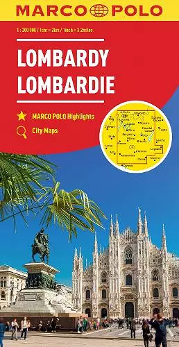 Lombardy Marco Polo Map (North Italian Lakes) cover