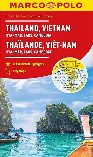 Thailand, Vietnam, Laos, Cambodia Marco Polo Map cover