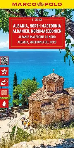 Albania and North Macedonia Marco Polo Map cover