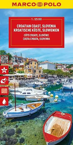 Croatia Coast and Slovenia Marco Polo Map cover