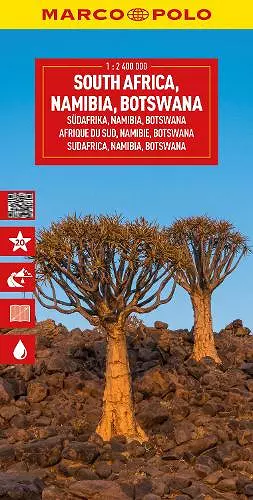 South Africa, Namibia & Botswana Marco Polo Map cover