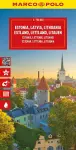 Estonia, Latvia, Lithuania Marco Polo Map cover