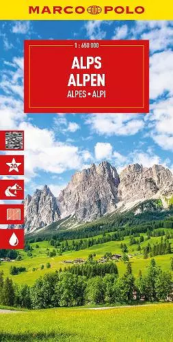 Alps Marco Polo Map cover