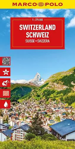 Switzerland Marco Polo Map cover