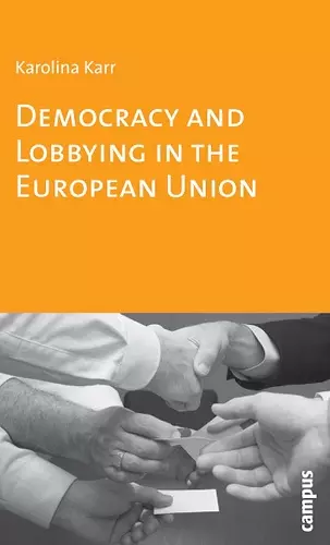 Democracy and Lobbying in the European Union cover