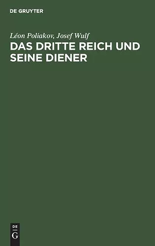 Das Dritte Reich und seine Diener cover