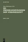 NS-Presseanweisungen der Vorkriegszeit, Band 2, NS-Presseanweisungen der Vorkriegszeit (1934) cover