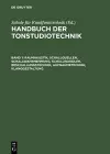 Raumakustik, Schallquellen, Schallwahrnehmung, Schallwandler, Beschallungstechnik, Aufnahmetechnik, Klanggestaltung cover