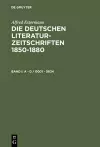 Die Deutschen Literatur-Zeitschriften 1850-1880 cover