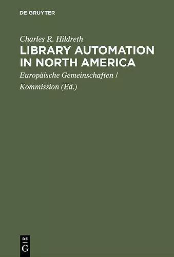 Library automation in North America cover