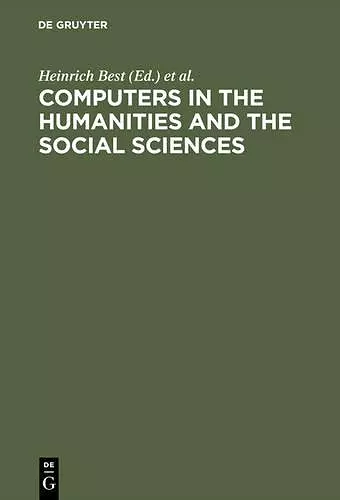 Computers in the humanities and the social sciences cover