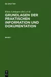Grundlagen Der Praktischen Information Und Dokumentation cover