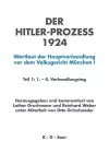 Hitler-Prozeß 1924 Tl.1 cover