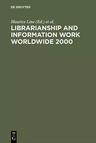 Librarianship and Information Work Worldwide 2000 cover