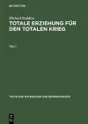 Totale Erziehung Für Den Totalen Krieg cover