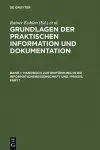 Grundlagen Der Praktischen Information Und Dokumentation cover