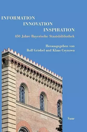 Information - Innovation - Inspiration cover