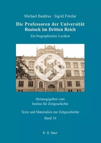 Die Professoren Der Universität Rostock Im Dritten Reich cover