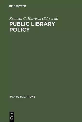 Public Library Policy cover