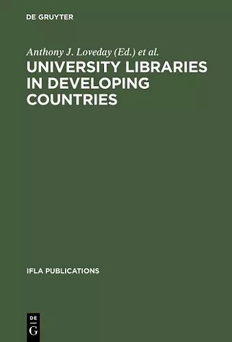 University Libraries in Developing Countries cover