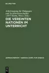 Die Vereinten Nationen Im Unterricht cover