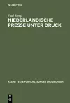 Niederländische Presse unter Druck cover