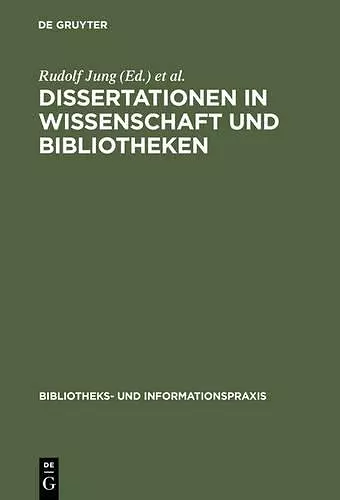 Dissertationen in Wissenschaft und Bibliotheken cover