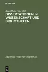 Dissertationen in Wissenschaft und Bibliotheken cover