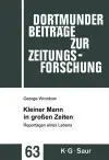 Kleiner Mann in großen Zeiten cover