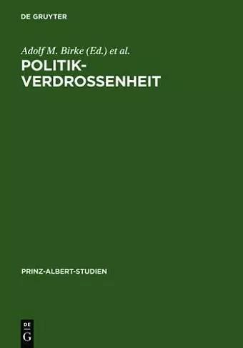 Politikverdrossenheit cover