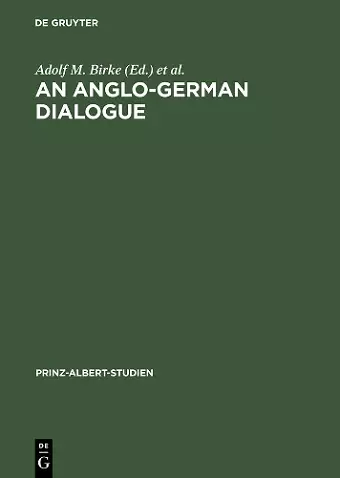 An Anglo-German Dialogue cover