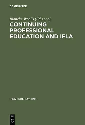 Continuing Professional Education and IFLA cover