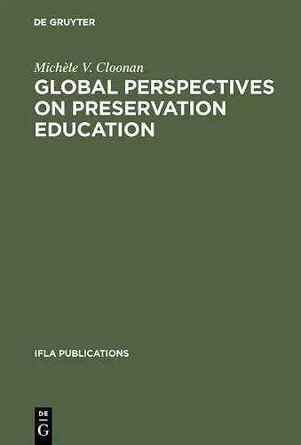 Global perspectives on preservation education cover