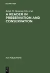 A Reader in Preservation and Conservation cover