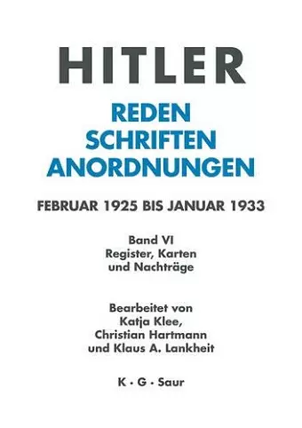 Register, Karten Und Nachträge cover