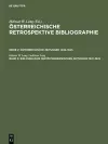Bibliographie Der Österreichischen Zeitungen 1621-1945 cover