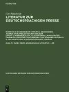 Literatur zur deutschsprachigen Presse, Band 12, 124563-136875. Biographische Literatur. I - Me cover