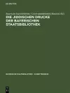 Die jiddischen Drucke der Bayerischen Staatsbibliothek cover