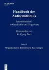 Handbuch des Antisemitismus, Band 5, Organisationen, Institutionen, Bewegungen cover