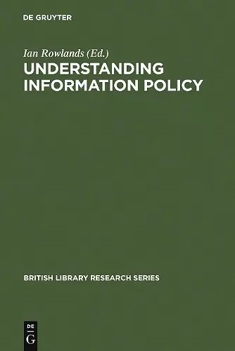 Understanding Information Policy cover