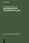 Information Sources in Law cover