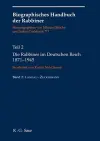 Die Rabbiner Im Deutschen Reich 1871-1945 cover