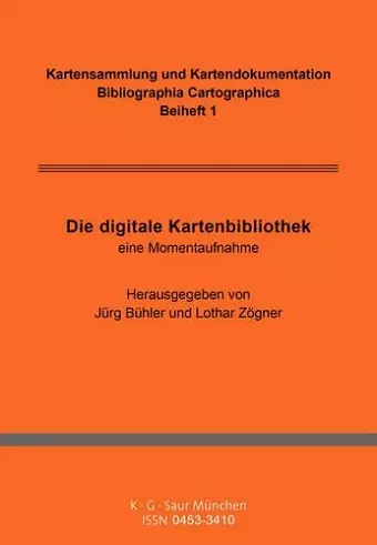 Die Digitale Kartenbibliothek cover