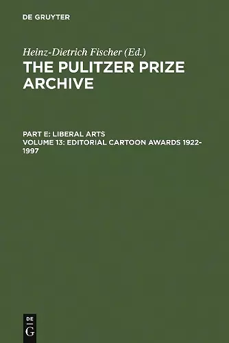 Editorial Cartoon Awards 1922–1997 cover