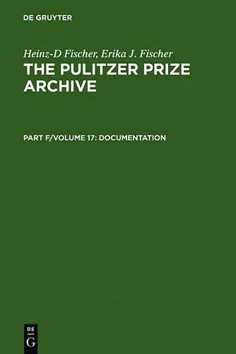 Complete Historical Handbook of the Pulitzer Prize System 1917-2000 cover