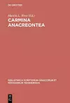 Carmina Anacreontea cover