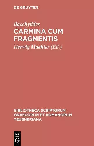 Carmina Cum Fragmentis CB cover