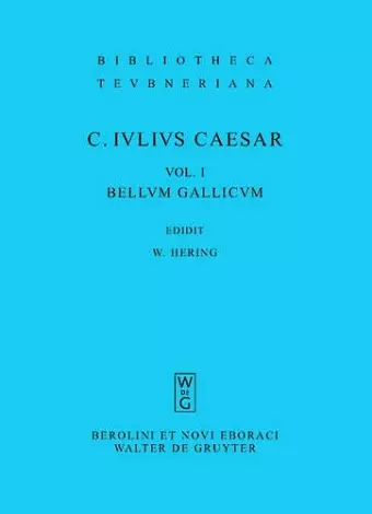 Commentarii Rerum Gestarum, vol. I cover