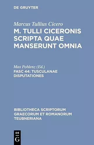 Scripta Quae Manserunt Omnia, fasc. 44 cover