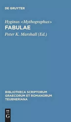 Hyginus: Fabulae CB cover